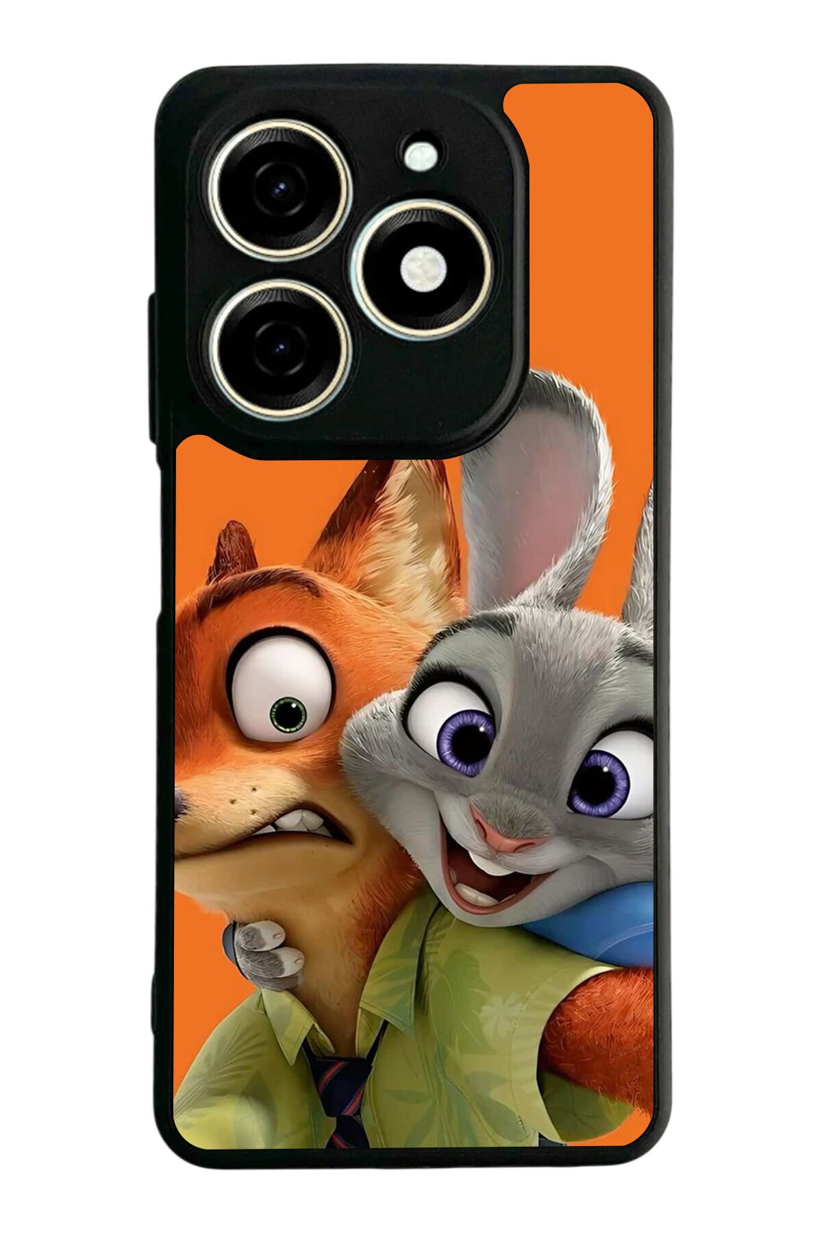 Infınıx Smart 8 Pro Uyumlu Zootropolis Tasarımlı Glossy Premium Kılıf