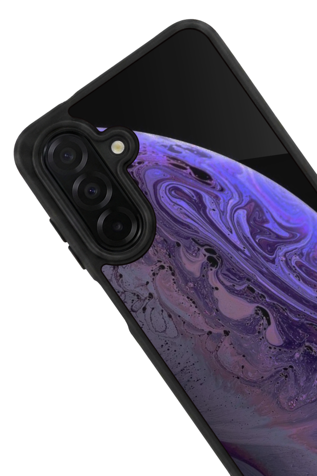 Samsung Galaxy A36 Uyumlu Ay Tasarımlı Glossy Premium Kılıf