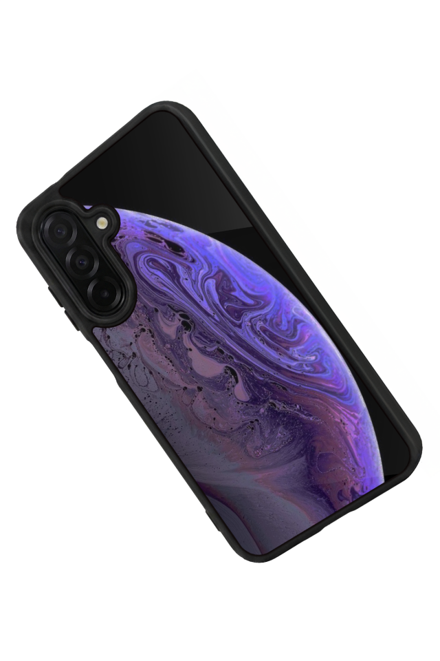 Samsung Galaxy A36 Uyumlu Ay Tasarımlı Glossy Premium Kılıf