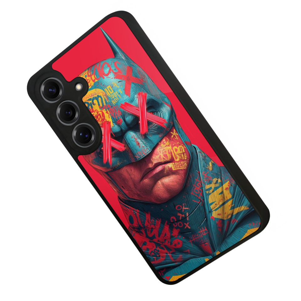 Samsung Galaxy S25 Uyumlu Batman Tasarımlı Glossy Premium Kılıf