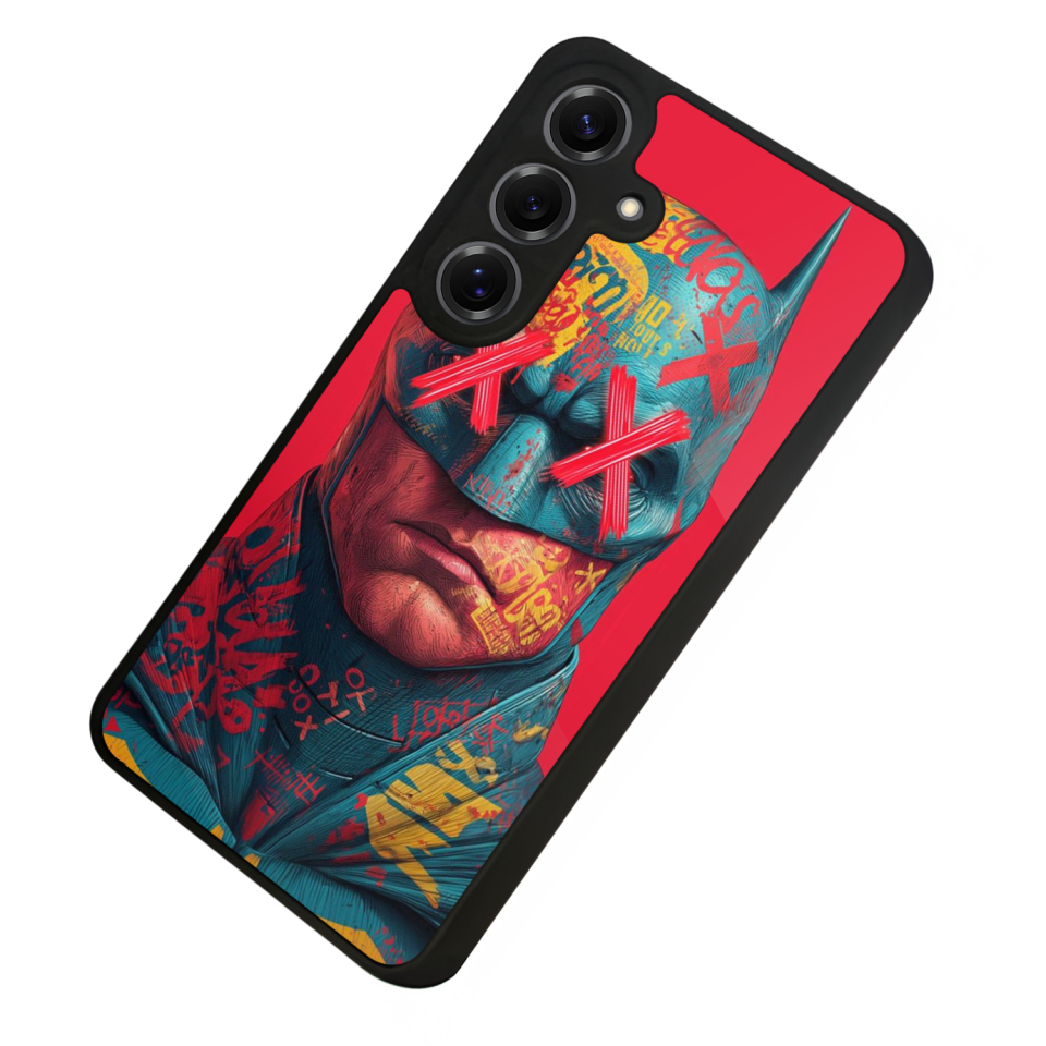 Samsung Galaxy S25 Uyumlu Batman Tasarımlı Glossy Premium Kılıf