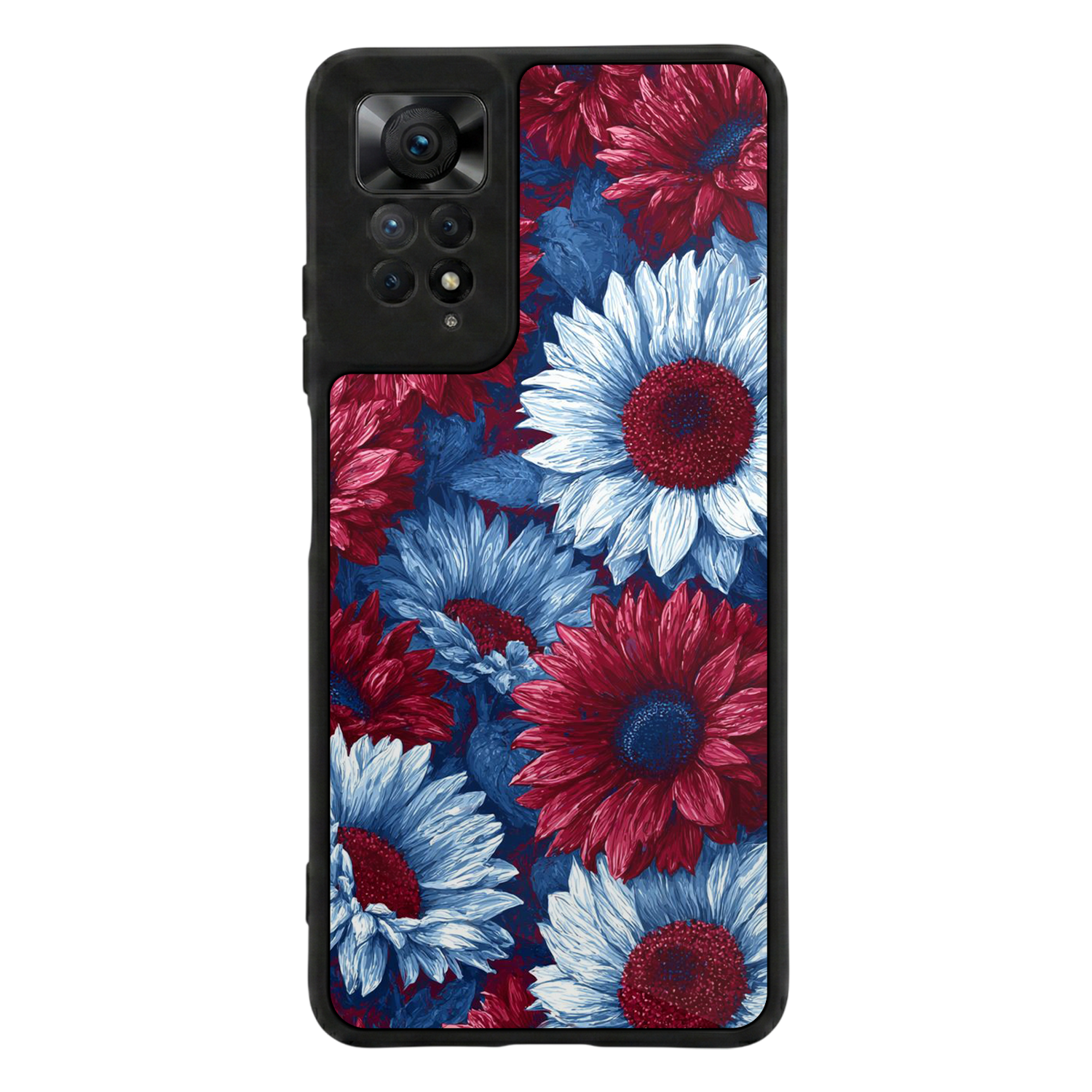 Xiaomi Redmi Note 11 Pro Uyumlu Cicek Tasarımlı Glossy Premium Kılıf