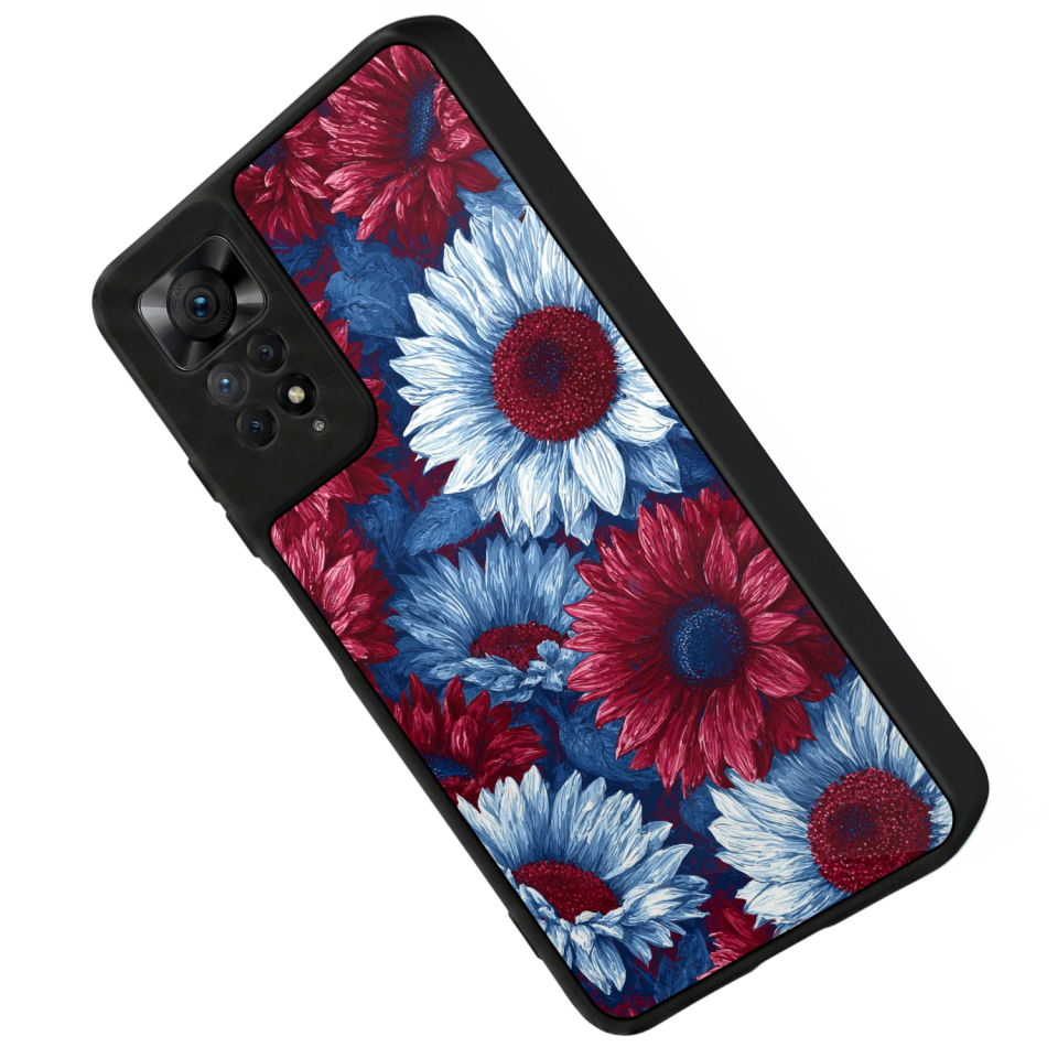 Xiaomi Redmi Note 11 Pro Uyumlu Cicek Tasarımlı Glossy Premium Kılıf