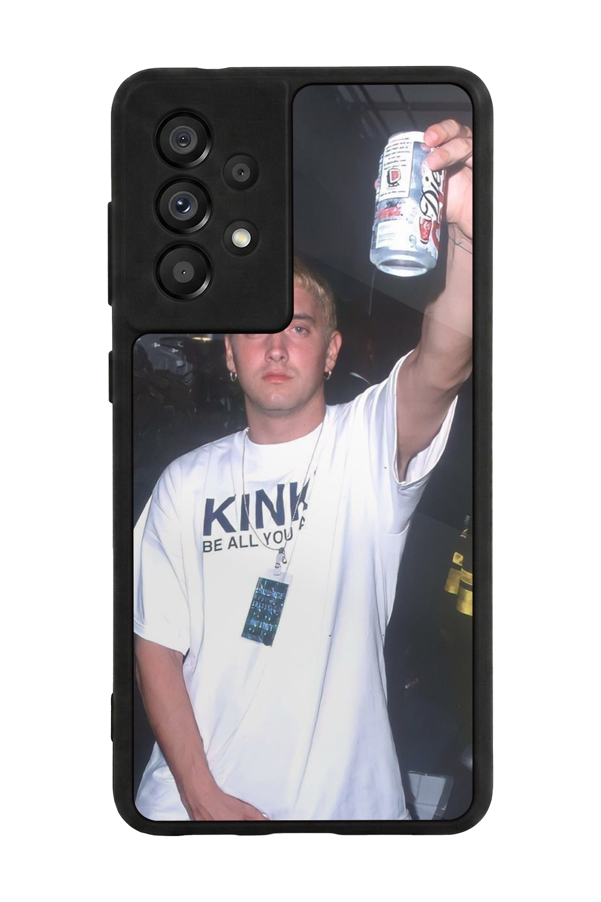 Samsung Galaxy A73 Uyumlu Eminem Tasarımlı Glossy Premium Kılıf