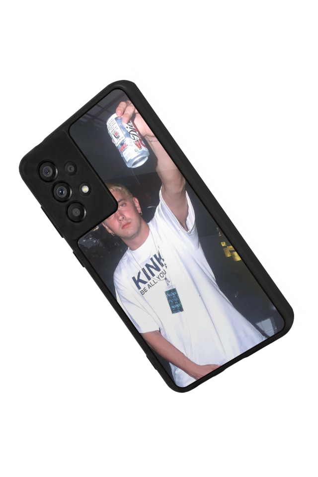 Samsung Galaxy A73 Uyumlu Eminem Tasarımlı Glossy Premium Kılıf