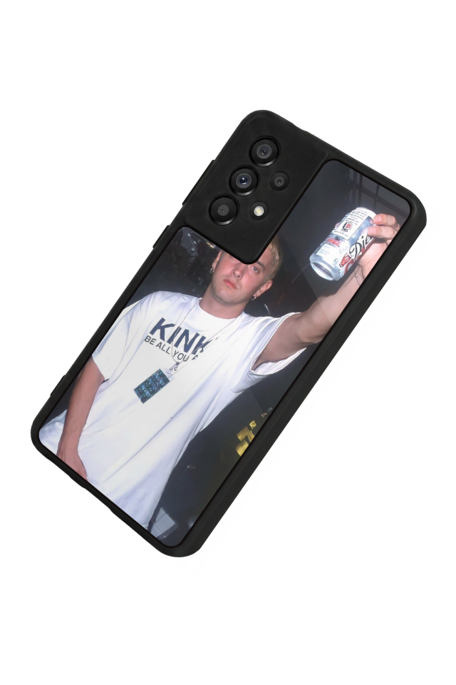 Samsung Galaxy A73 Uyumlu Eminem Tasarımlı Glossy Premium Kılıf