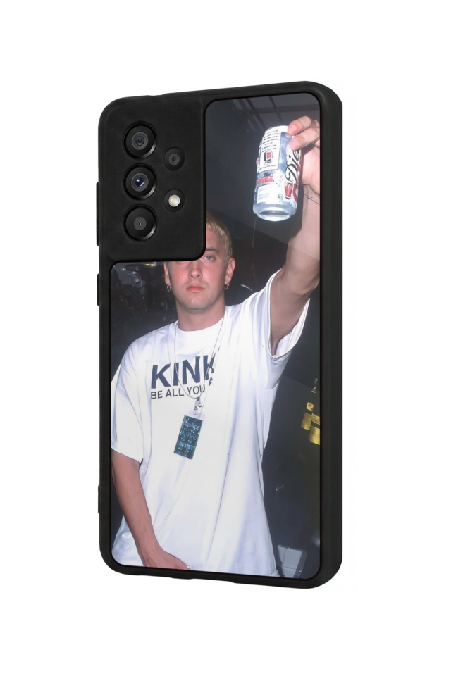 Samsung Galaxy A73 Uyumlu Eminem Tasarımlı Glossy Premium Kılıf