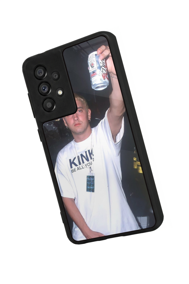 Samsung Galaxy A73 Uyumlu Eminem Tasarımlı Glossy Premium Kılıf