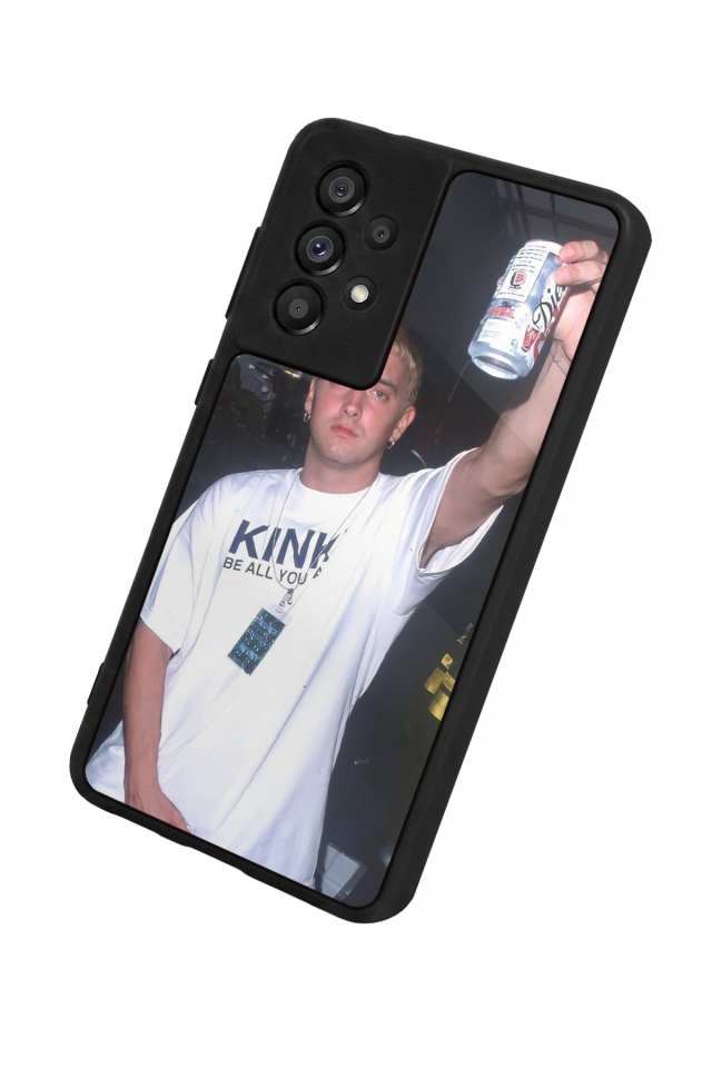 Samsung Galaxy A73 Uyumlu Eminem Tasarımlı Glossy Premium Kılıf