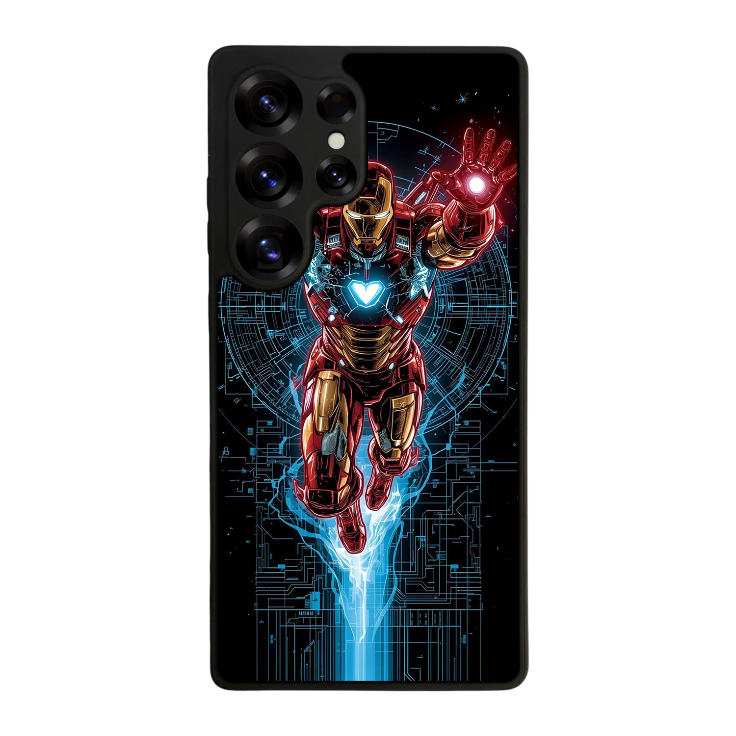 Samsung Galaxy S25 Ultra Uyumlu Iron Man ( Demir Adam ) Tasarımlı Glossy Premium Kılıf