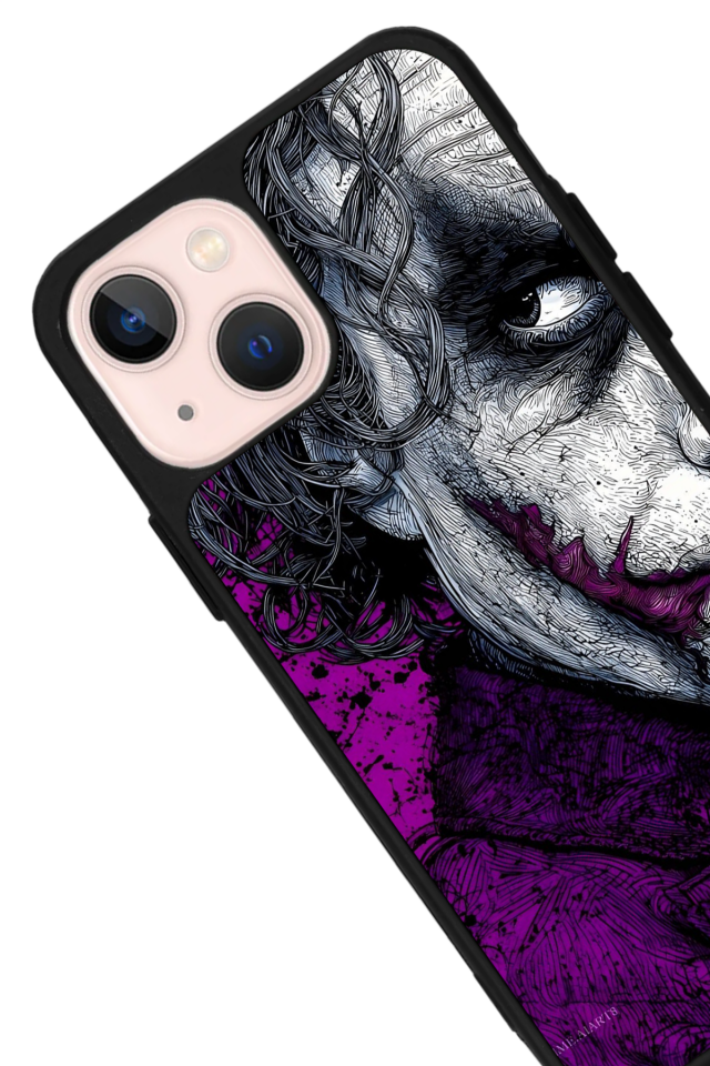 iPhone 15 Plus Uyumlu Joker Tasarımlı Glossy Premium Kılıf