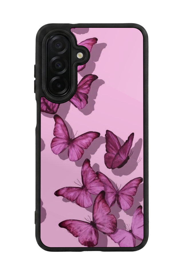 Samsung Galaxy A26 Uyumlu Kelebek Tasarımlı Glossy Premium Kılıf