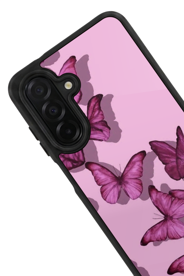 Samsung Galaxy A26 Uyumlu Kelebek Tasarımlı Glossy Premium Kılıf