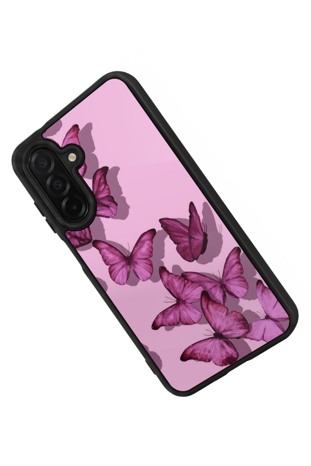Samsung Galaxy A26 Uyumlu Kelebek Tasarımlı Glossy Premium Kılıf