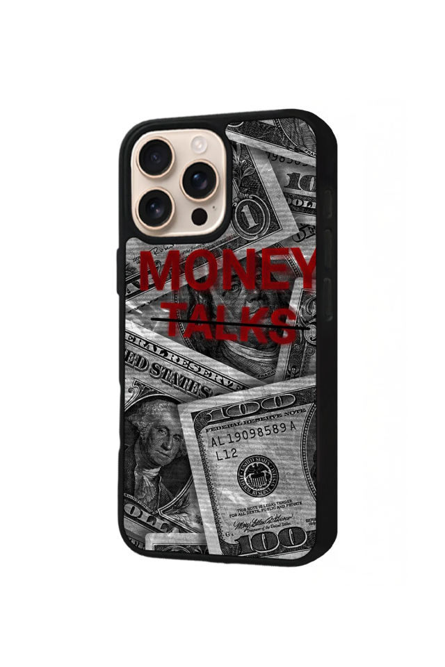 iPhone 16 Pro Max Uyumlu Money Para Tasarımlı Glossy Premium Kılıf