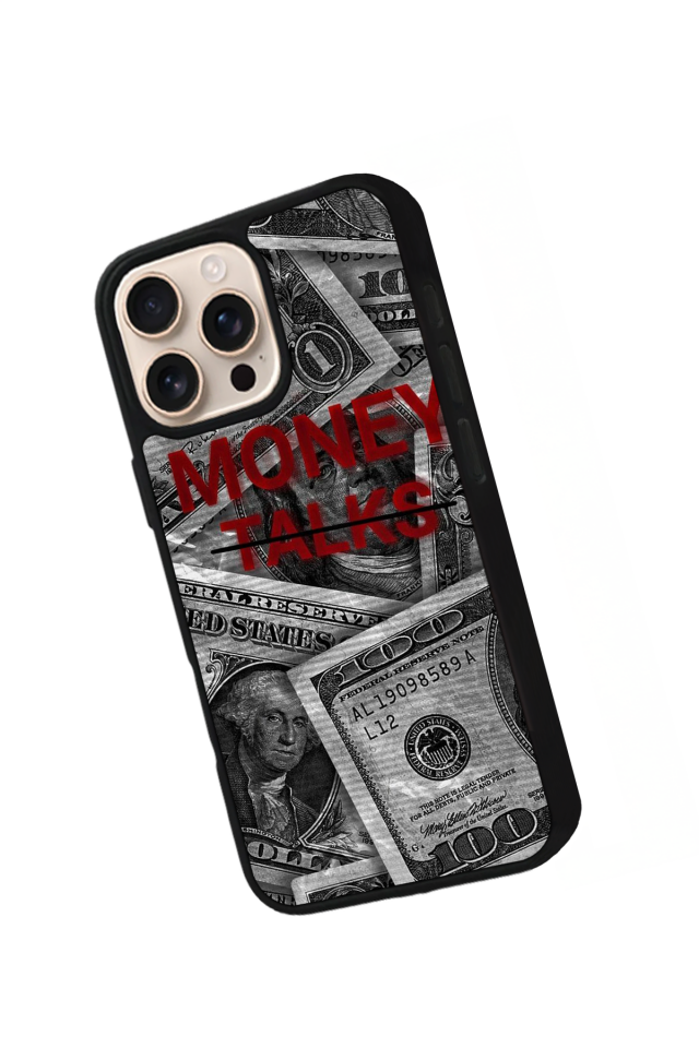 iPhone 16 Pro Max Uyumlu Money Para Tasarımlı Glossy Premium Kılıf