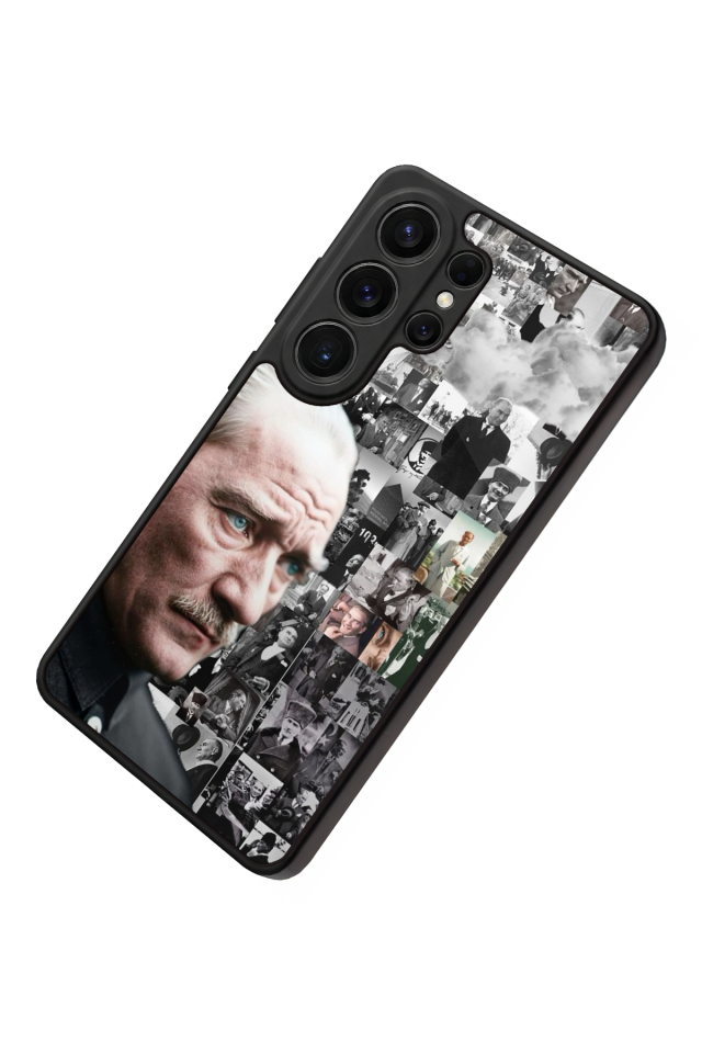 Samsung Galaxy S26 Ultra Uyumlu Mustafa Kemal Ataturk Tasarımlı Glossy Premium Kılıf
