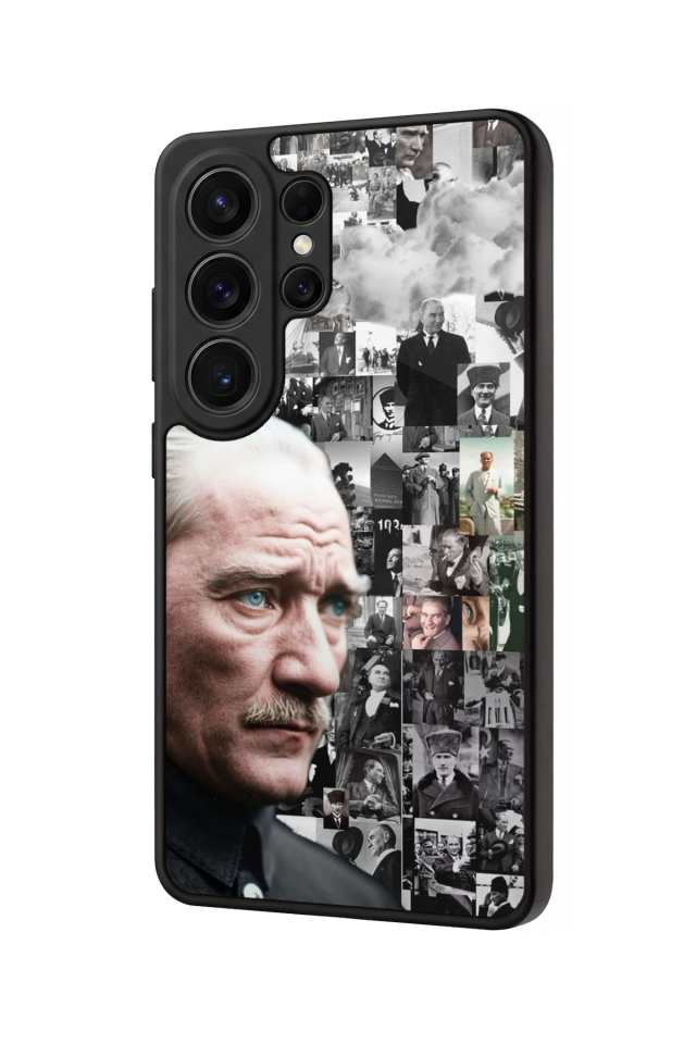 Samsung Galaxy S26 Ultra Uyumlu Mustafa Kemal Ataturk Tasarımlı Glossy Premium Kılıf