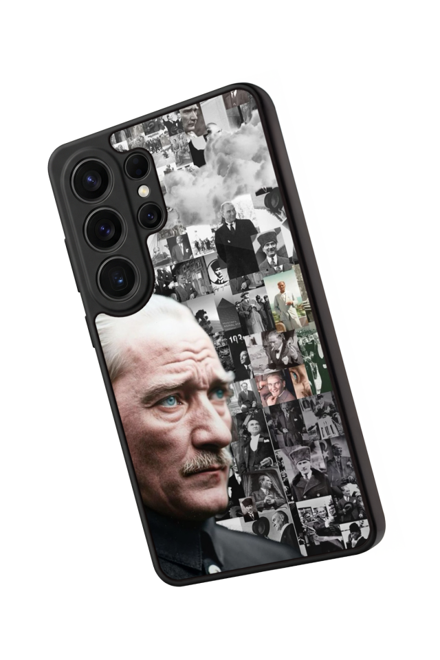 Samsung Galaxy S26 Ultra Uyumlu Mustafa Kemal Ataturk Tasarımlı Glossy Premium Kılıf