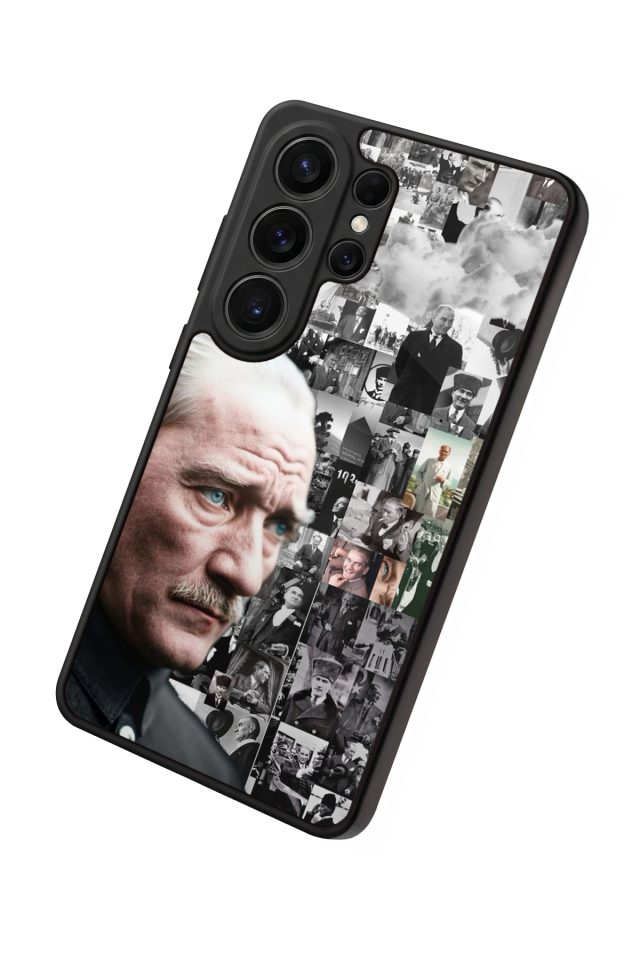 Samsung Galaxy S26 Ultra Uyumlu Mustafa Kemal Ataturk Tasarımlı Glossy Premium Kılıf