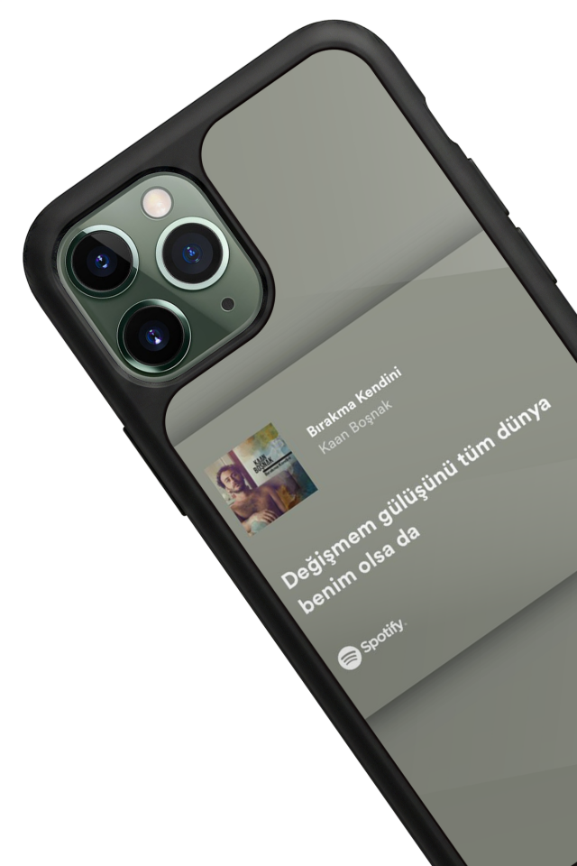 iPhone 11 Pro Uyumlu Sarki Sozleri Tasarımlı Glossy Premium Kılıf