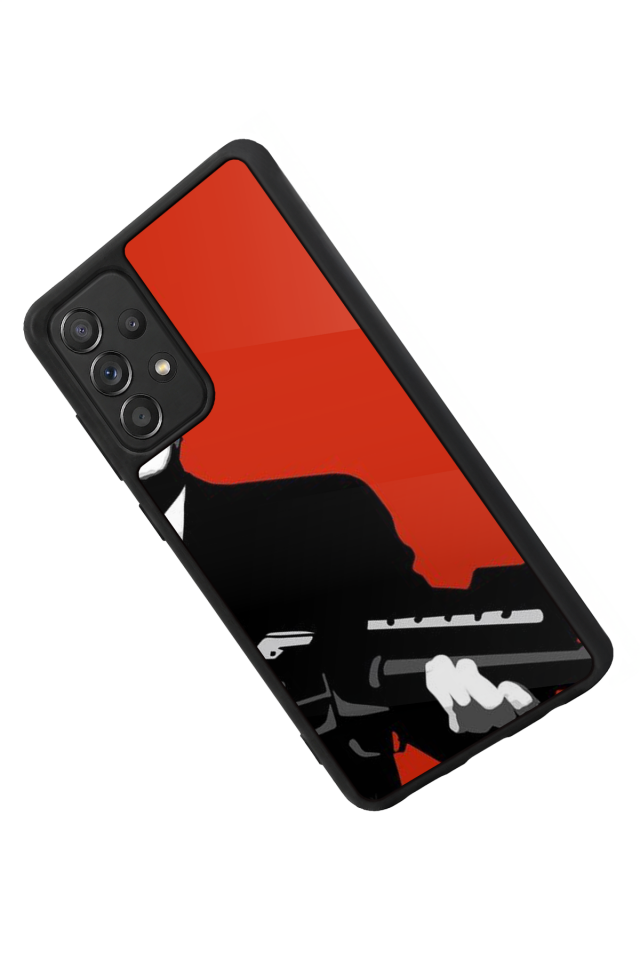 Samsung Galaxy A72 Uyumlu Scarface Tasarımlı Glossy Premium Kılıf
