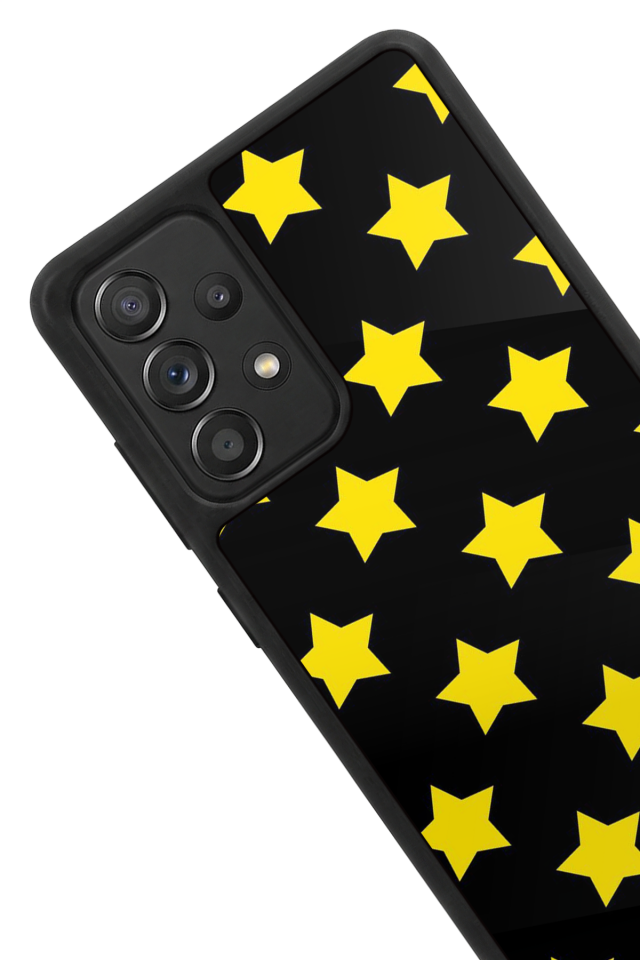 Samsung Galaxy A72 Uyumlu Simsek Tasarımlı Glossy Premium Kılıf