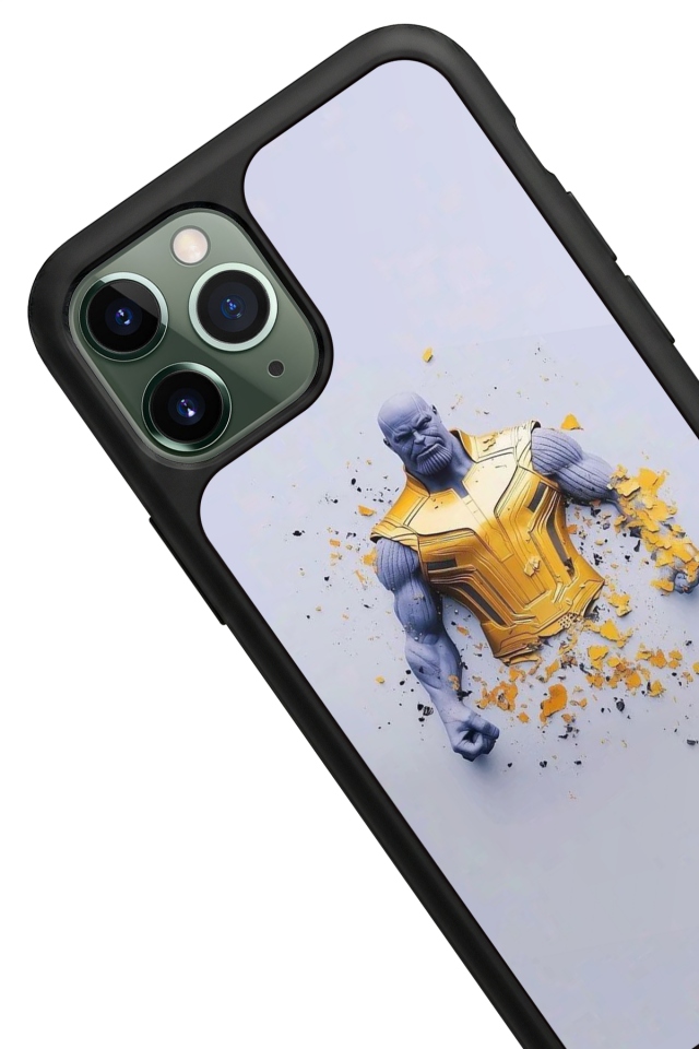 iPhone 11 Pro Max Uyumlu Thanos Tasarımlı Glossy Premium Kılıf