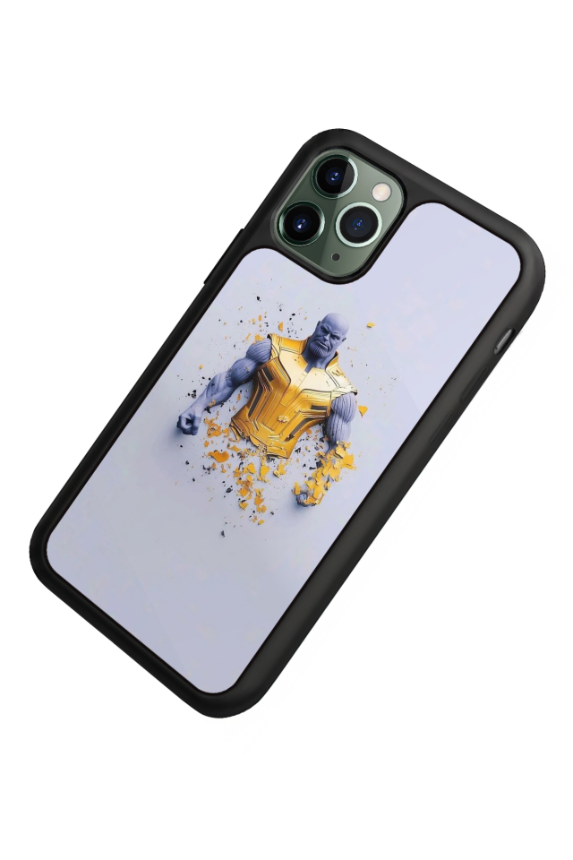 iPhone 11 Pro Max Uyumlu Thanos Tasarımlı Glossy Premium Kılıf