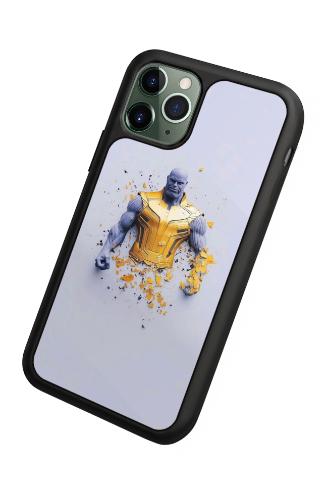 iPhone 11 Pro Max Uyumlu Thanos Tasarımlı Glossy Premium Kılıf