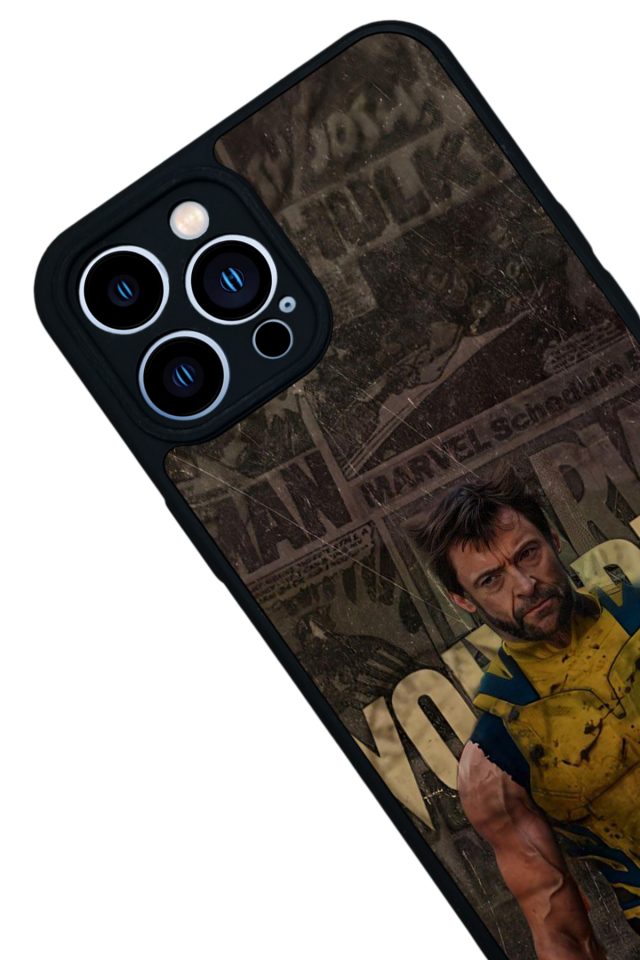 iPhone 13 Pro Max Uyumlu Wolverine Tasarımlı Glossy Premium Kılıf