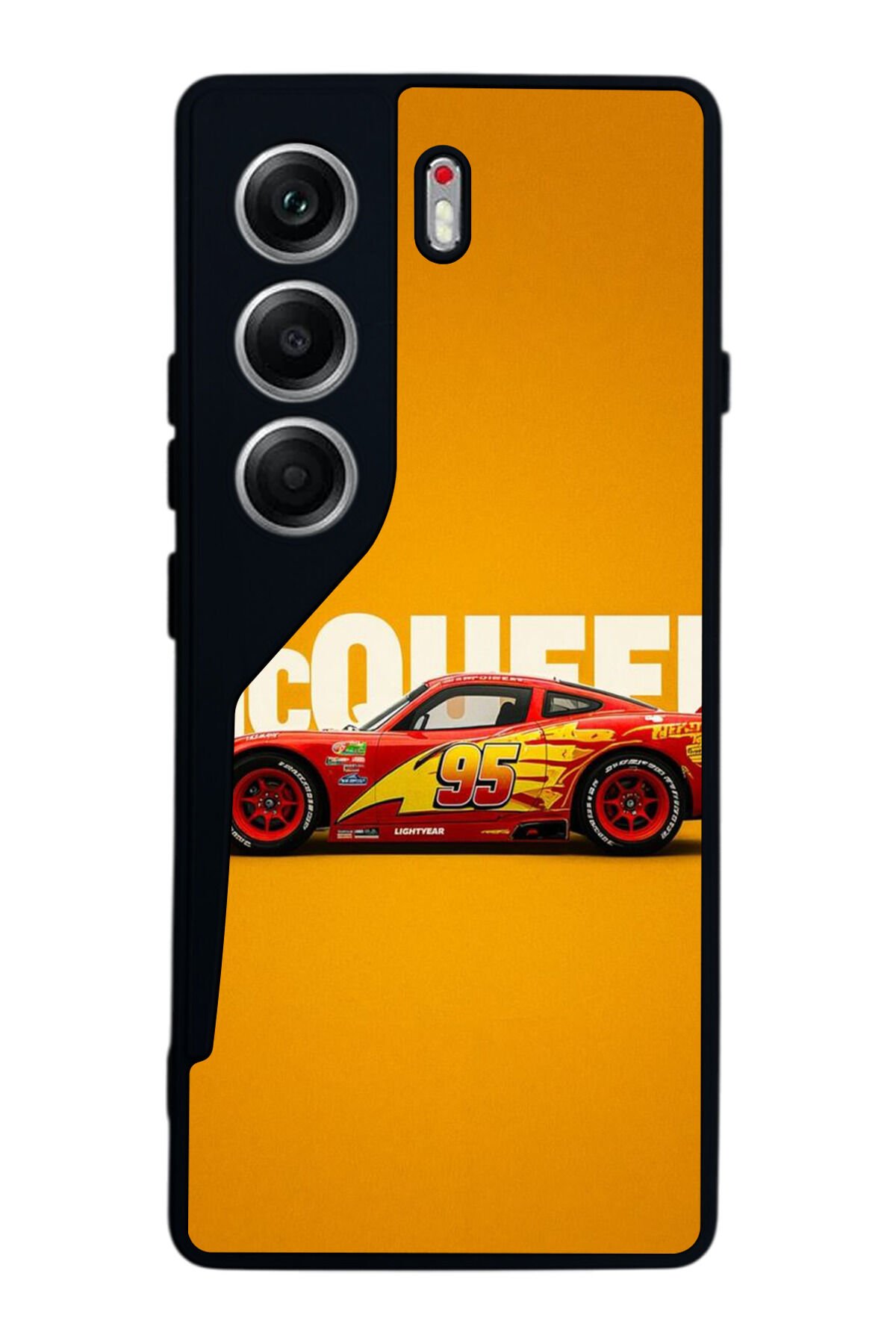 Tecno Camon 40 Uyumlu Şimsek McQueen Tasarımlı Glossy Premium Kılıf