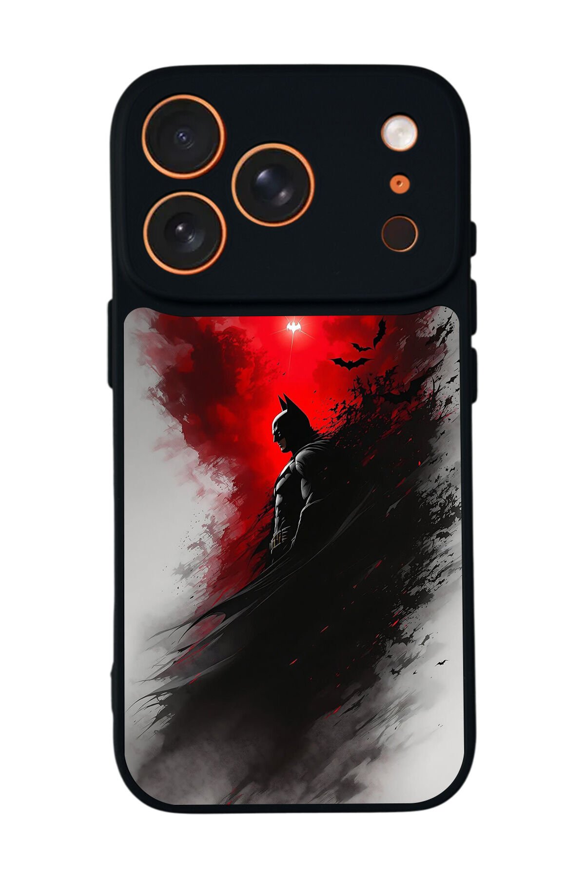 iPhone 17 Pro Max Uyumlu Batman Tasarımlı Glossy Premium Kılıf