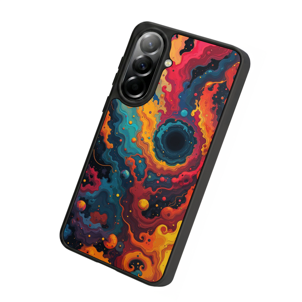 Samsung Galaxy A37 Uyumlu Abstract Tasarımlı Glossy Premium Kılıf