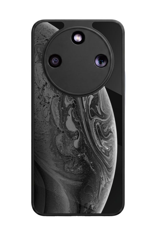 Honor Magic 8 Lite Uyumlu Ay Tasarımlı Glossy Premium Kılıf