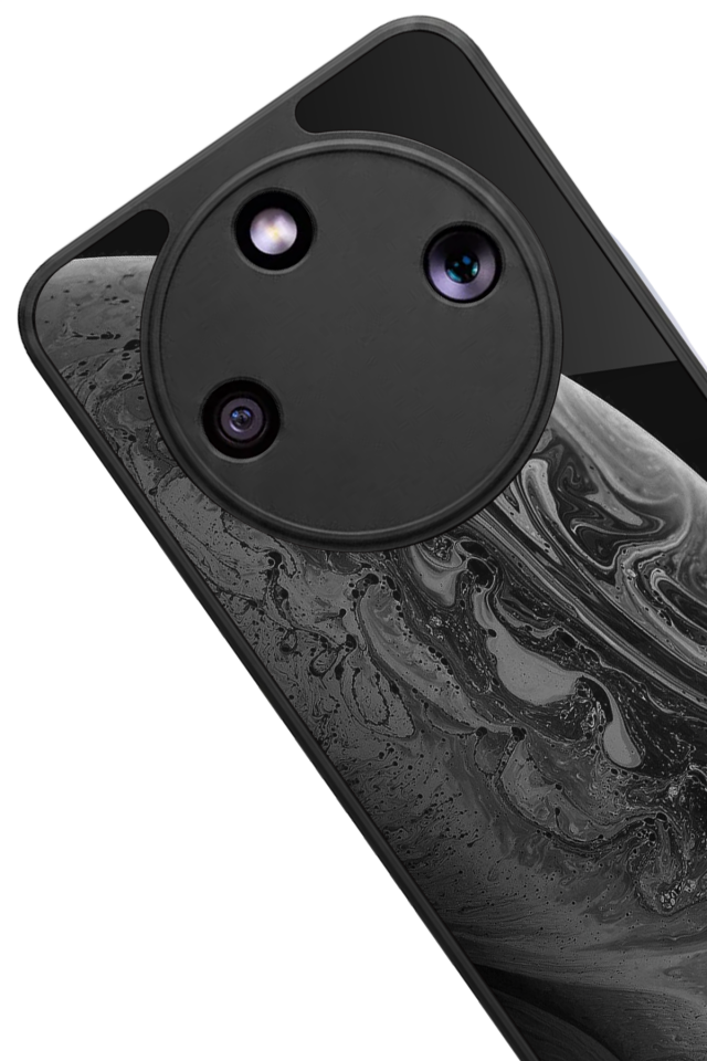 Honor Magic 8 Lite Uyumlu Ay Tasarımlı Glossy Premium Kılıf