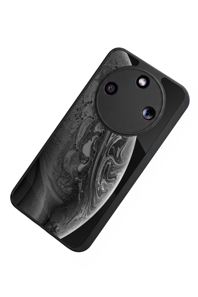 Honor Magic 8 Lite Uyumlu Ay Tasarımlı Glossy Premium Kılıf