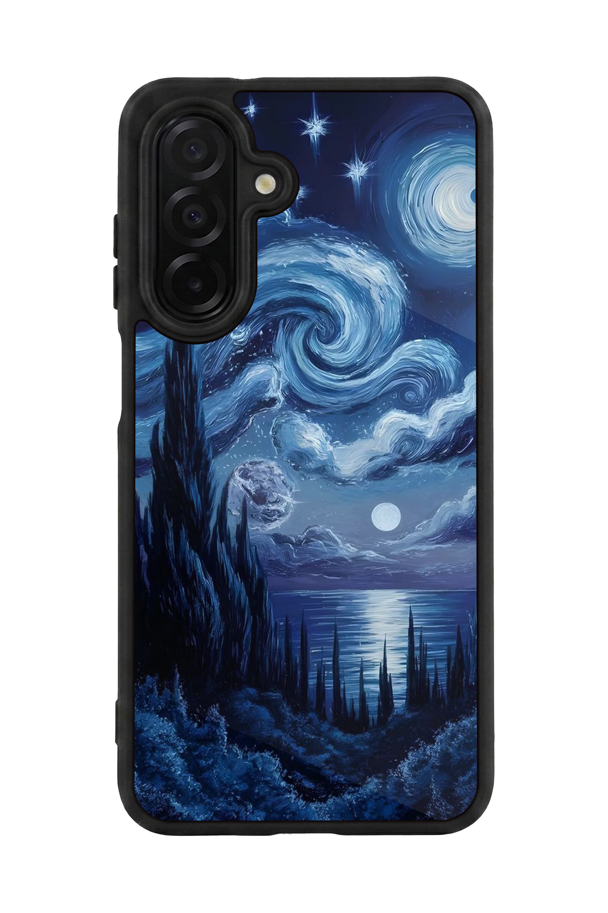 Samsung Galaxy A36 Uyumlu Ay Tasarımlı Glossy Premium Kılıf