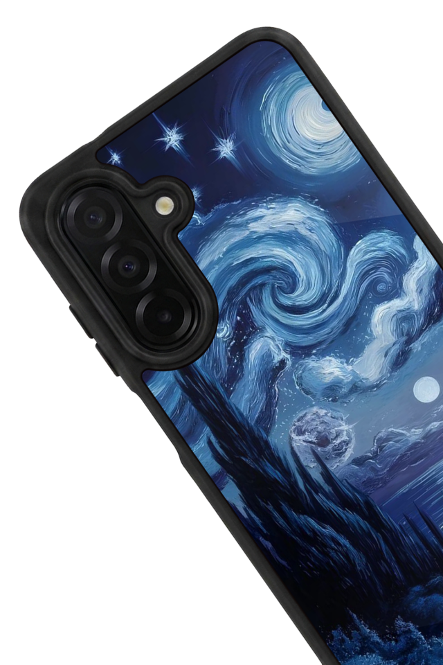 Samsung Galaxy A36 Uyumlu Ay Tasarımlı Glossy Premium Kılıf