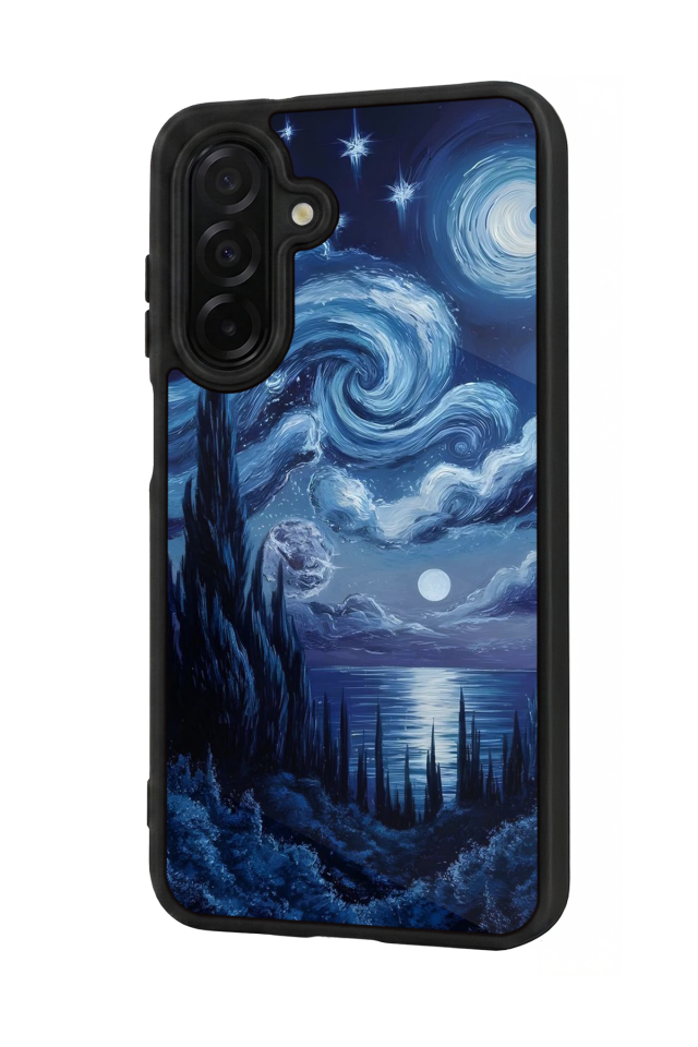 Samsung Galaxy A36 Uyumlu Ay Tasarımlı Glossy Premium Kılıf