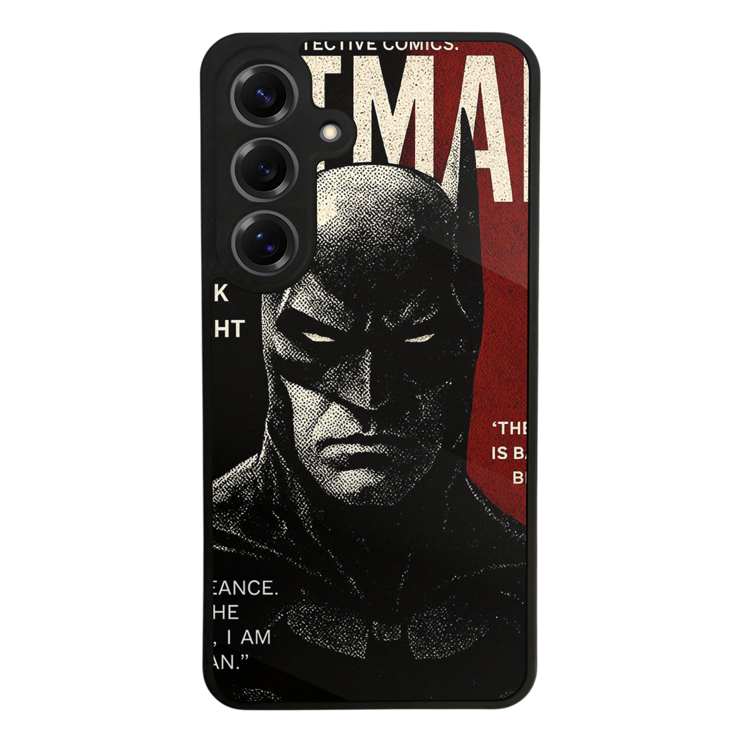Samsung Galaxy S25 Uyumlu Batman Tasarımlı Glossy Premium Kılıf