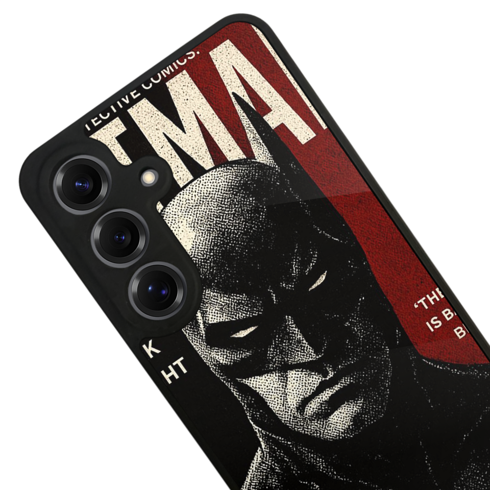 Samsung Galaxy S25 Uyumlu Batman Tasarımlı Glossy Premium Kılıf