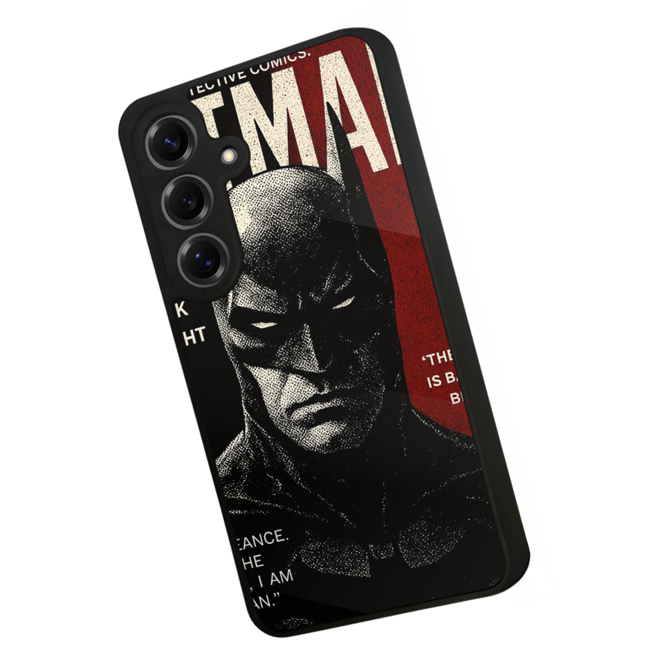 Samsung Galaxy S25 Uyumlu Batman Tasarımlı Glossy Premium Kılıf