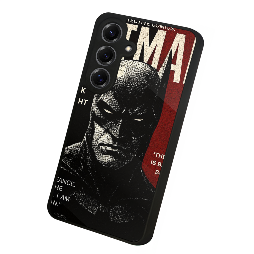 Samsung Galaxy S25 Uyumlu Batman Tasarımlı Glossy Premium Kılıf