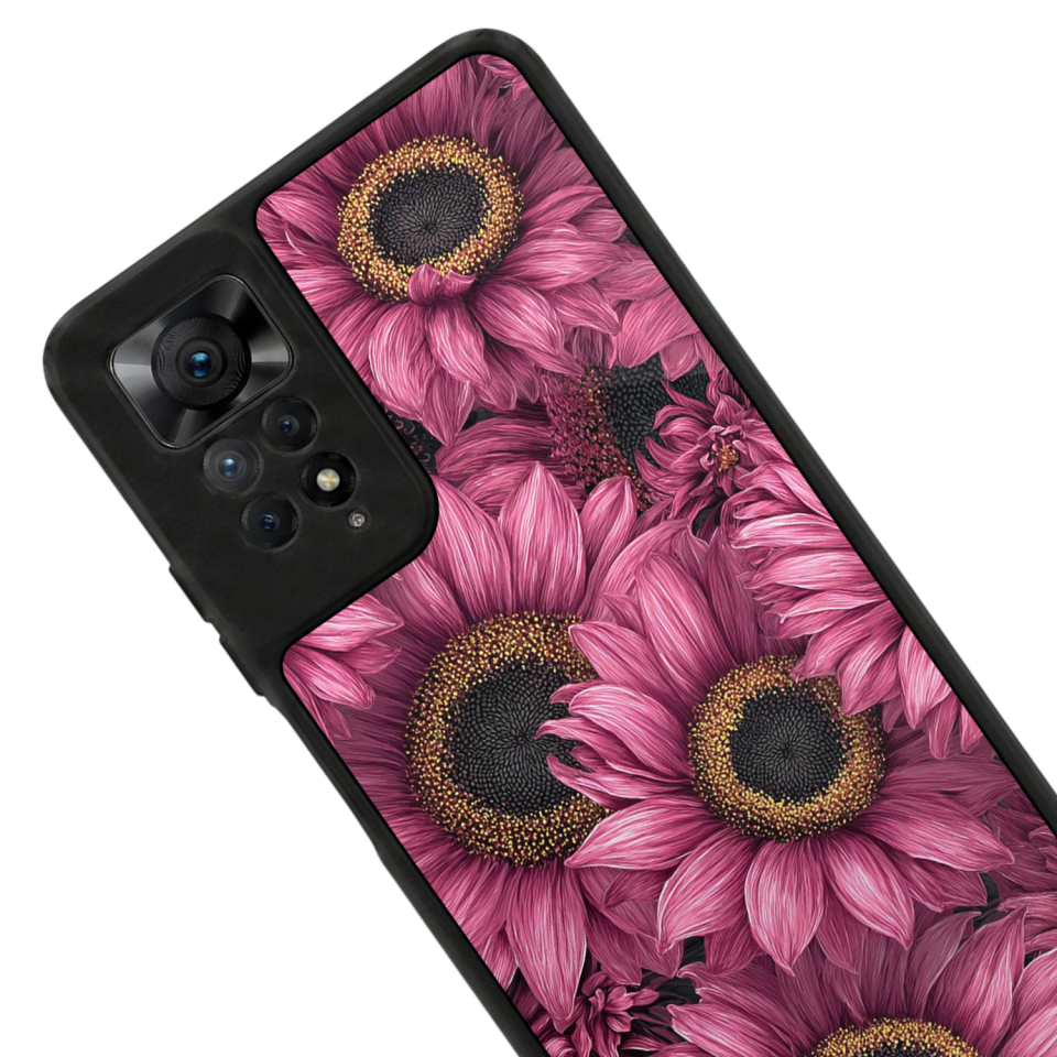 Xiaomi Redmi Note 11 Pro Uyumlu Cicek Tasarımlı Glossy Premium Kılıf