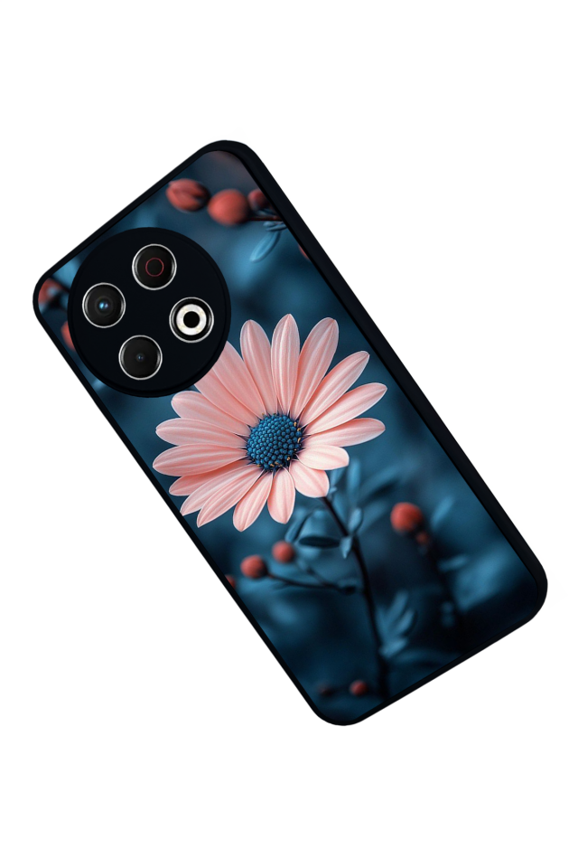 Tecno Spark 30 Pro Uyumlu Cicek Tasarımlı Glossy Premium Kılıf