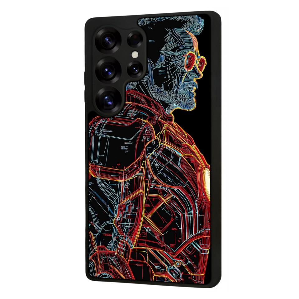 Samsung Galaxy S25 Ultra Uyumlu Iron Man ( Demir Adam ) Tasarımlı Glossy Premium Kılıf