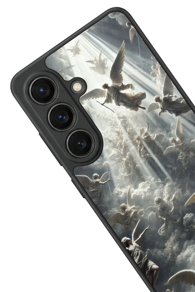 Samsung Galaxy S26 Uyumlu Melek Tasarımlı Glossy Premium Kılıf