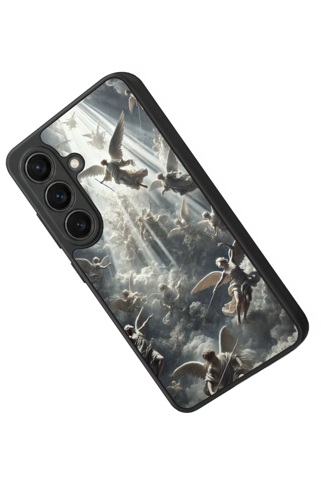 Samsung Galaxy S26 Uyumlu Melek Tasarımlı Glossy Premium Kılıf