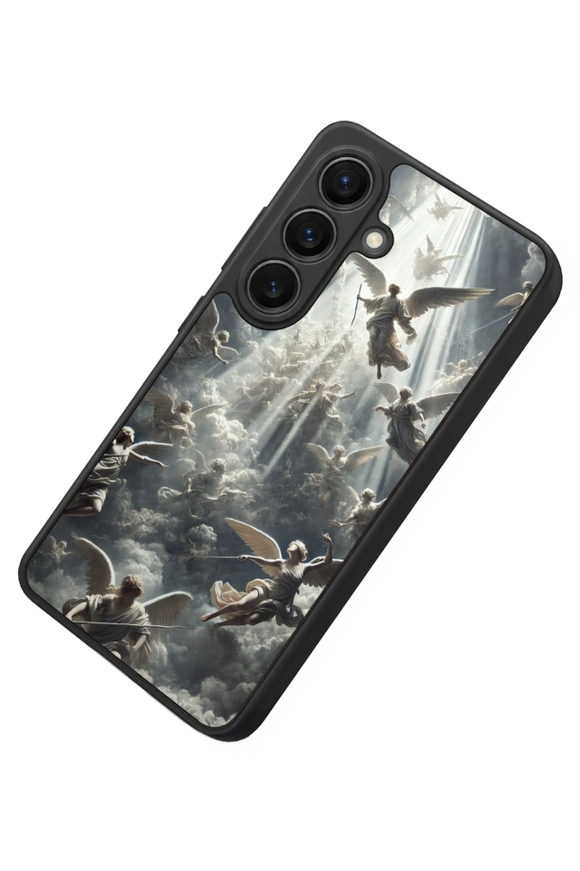 Samsung Galaxy S26 Uyumlu Melek Tasarımlı Glossy Premium Kılıf